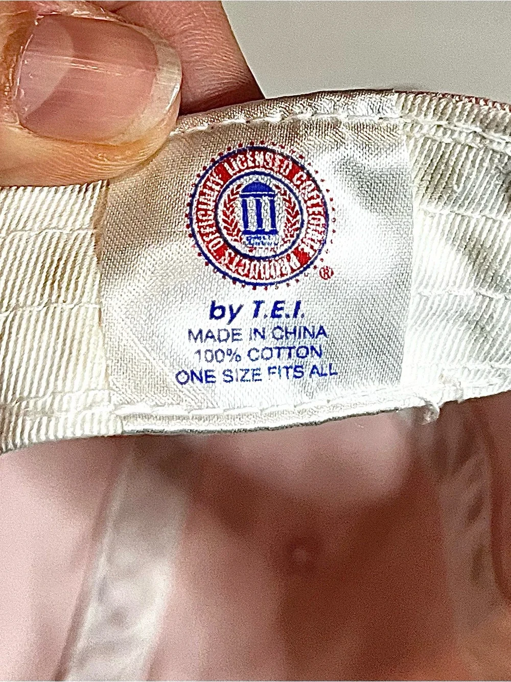 vintage T.E.I. branded collegiate UT @ Austin in pink